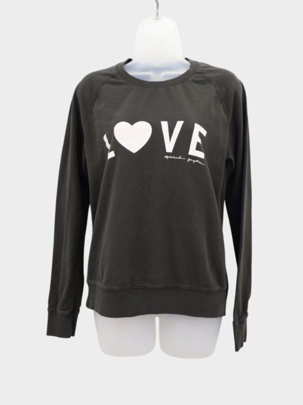 Spiritual Gangster Pullover Size Medium Black Long Sleeve Love Tee Top